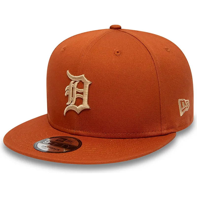 siltovka-rovna-hneda-snapback-9fifty-side-patch-detroit-tigers-mlb-new-era