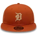 siltovka-rovna-hneda-snapback-9fifty-side-patch-detroit-tigers-mlb-new-era