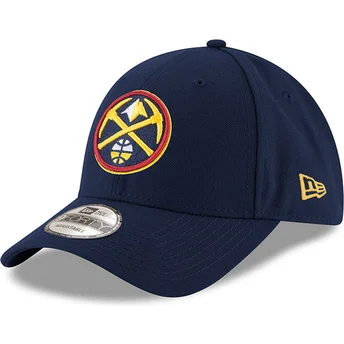 Cap zaoblená navy blue adjustable strap 9FORTY The League Denver Nuggets NBA New Era