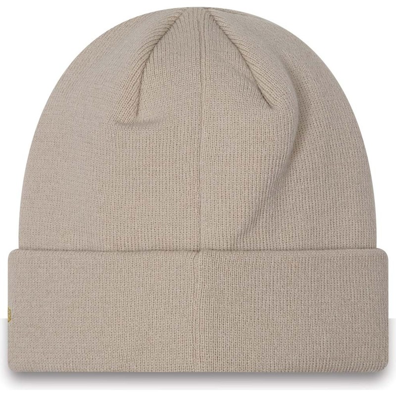 new-era-women-golden-logo-cuff-metallic-los-angeles-dodgers-mlb-beige-beanie