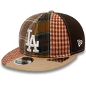 siltovka-rovna-hneda-nastavitelny-9fifty-patch-panel-los-angeles-dodgers-mlb-new-era