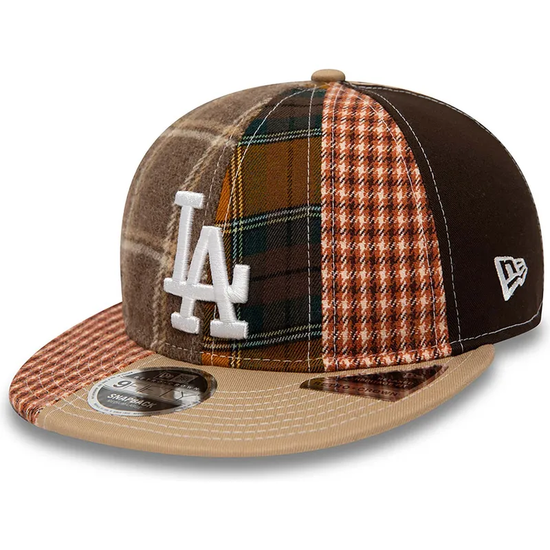 siltovka-rovna-hneda-nastavitelny-9fifty-patch-panel-los-angeles-dodgers-mlb-new-era