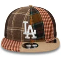 siltovka-rovna-hneda-nastavitelny-9fifty-patch-panel-los-angeles-dodgers-mlb-new-era
