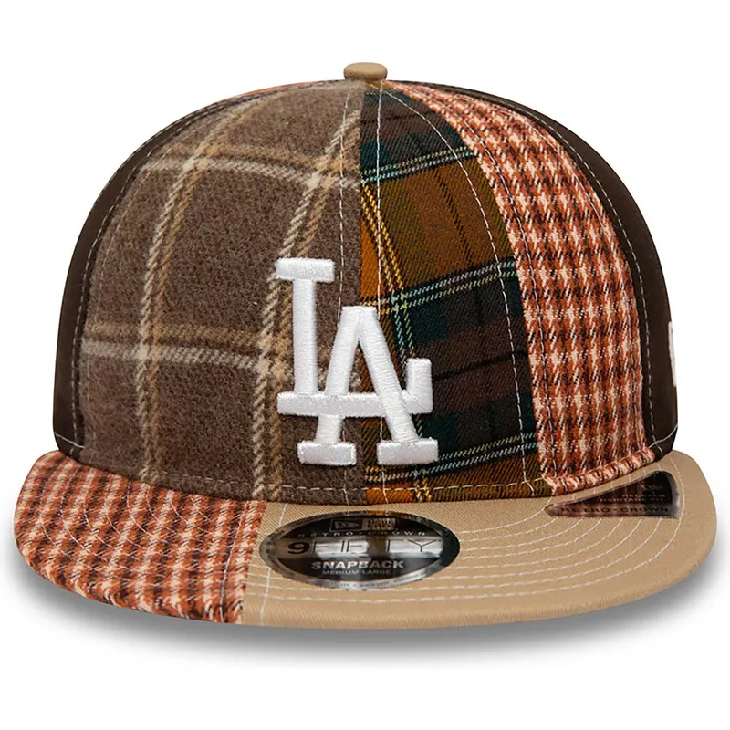 siltovka-rovna-hneda-nastavitelny-9fifty-patch-panel-los-angeles-dodgers-mlb-new-era