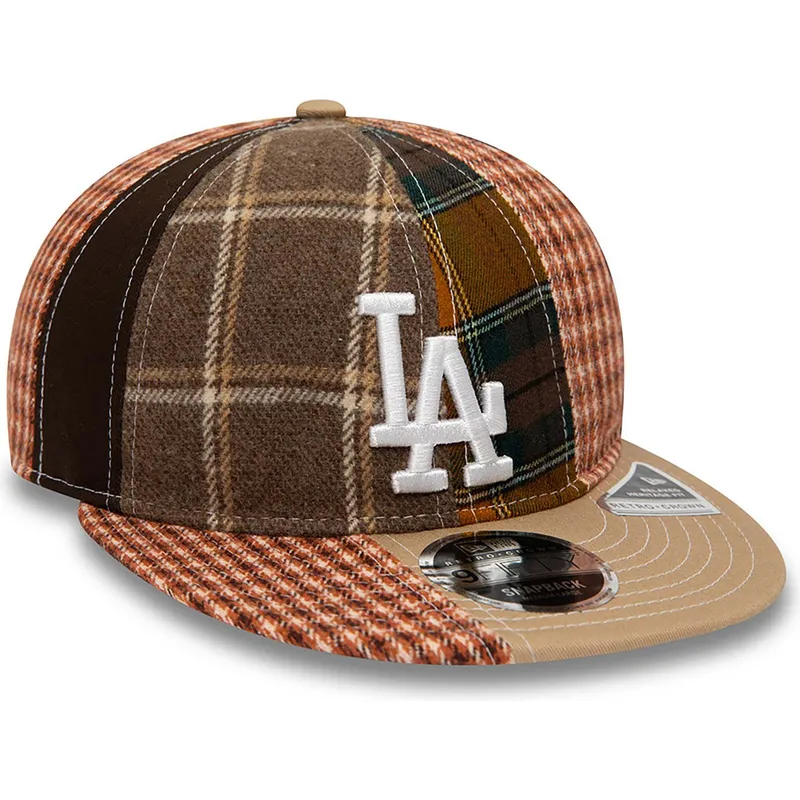 siltovka-rovna-hneda-nastavitelny-9fifty-patch-panel-los-angeles-dodgers-mlb-new-era