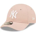 siltovka-zaoblena-ruzova-nastavitelny-pre-deti-9forty-league-essential-new-york-yankees-mlb-new-era