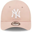 siltovka-zaoblena-ruzova-nastavitelny-pre-deti-9forty-league-essential-new-york-yankees-mlb-new-era