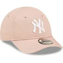 siltovka-zaoblena-ruzova-nastavitelny-pre-deti-9forty-league-essential-new-york-yankees-mlb-new-era