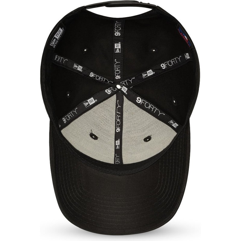 new-era-curved-brim-black-logo-9forty-league-essential-new-york-yankees-mlb-black-snapback-cap