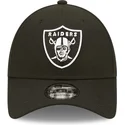siltovka-zaoblena-cierna-snapback-9forty-repreve-las-vegas-raiders-nfl-new-era