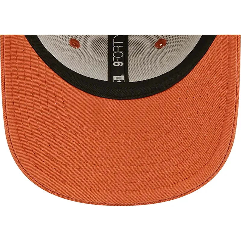 cap-zaoblena-orange-adjustable-strap-pre-deti-9forty-league-essential-new-york-yankees-mlb-new-era