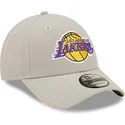 siltovka-zaoblena-siva-nastavitelny-9forty-repreve-los-angeles-lakers-nba-new-era