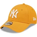 cap-zaoblena-orange-adjustable-strap-pre-deti-9forty-league-essential-new-york-yankees-mlb-new-era