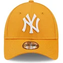 cap-zaoblena-orange-adjustable-strap-pre-deti-9forty-league-essential-new-york-yankees-mlb-new-era