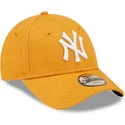 cap-zaoblena-orange-adjustable-strap-pre-deti-9forty-league-essential-new-york-yankees-mlb-new-era
