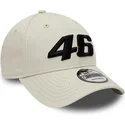 beige-verstellbare-kappe-valentino-rossi-vr46-9forty-essential-motogp-von-new-era