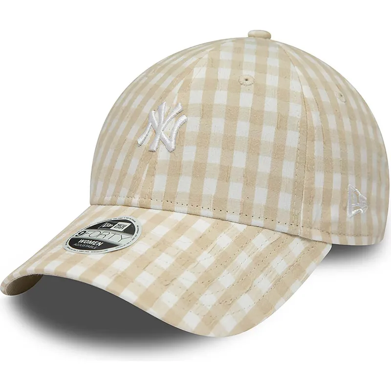 siltovka-zaoblena-bezova-nastavitelny-9forty-gingham-new-york-yankees-mlb-new-era siltovka-zaoblena-bezova-nastavitelny-9forty-gingham-new-york-yankees-mlb-new-era