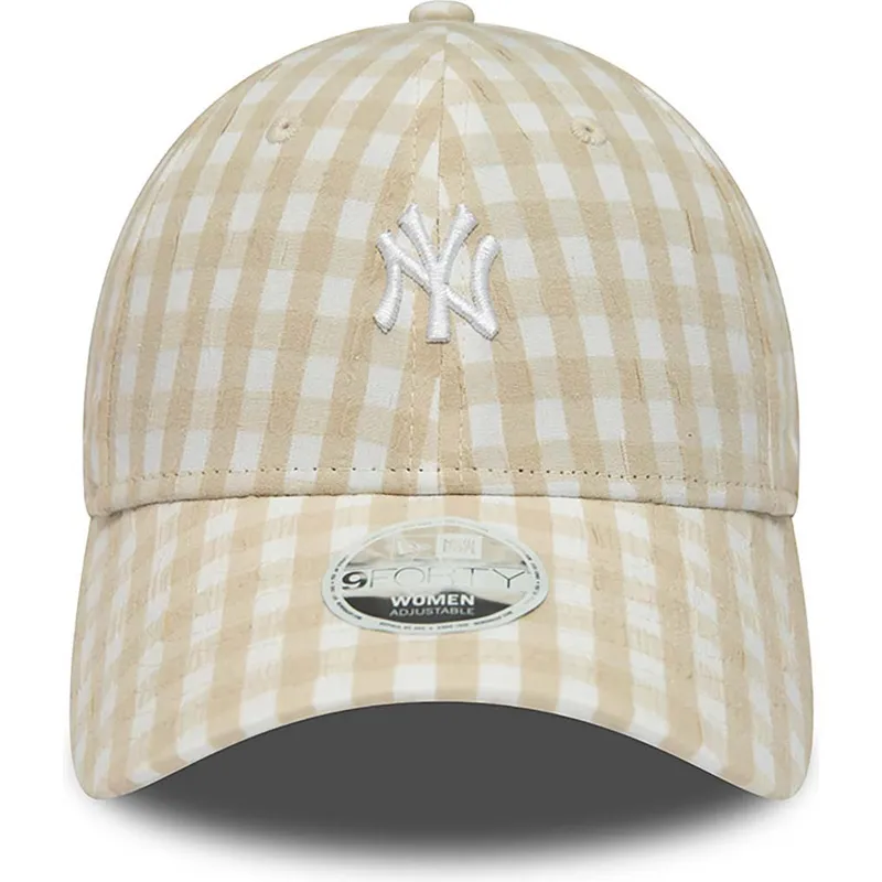 siltovka-zaoblena-bezova-nastavitelny-9forty-gingham-new-york-yankees-mlb-new-era siltovka-zaoblena-bezova-nastavitelny-9forty-gingham-new-york-yankees-mlb-new-era