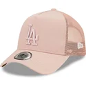 siltovka-zaoblena-ruzova-snapback-a-frame-tonal-mesh-los-angeles-dodgers-mlb-new-era