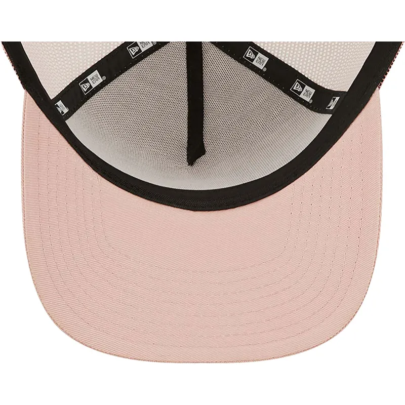 siltovka-zaoblena-ruzova-snapback-a-frame-tonal-mesh-los-angeles-dodgers-mlb-new-era