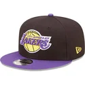 siltovka-rovna-cierna-snapback-9fifty-team-patch-los-angeles-lakers-nba-new-era