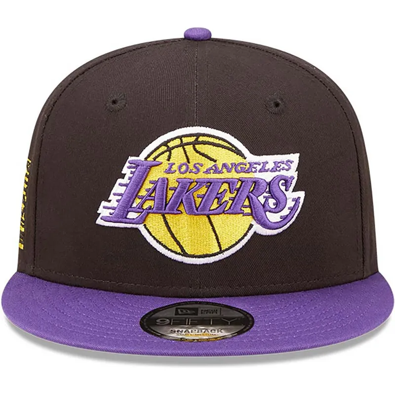 siltovka-rovna-cierna-snapback-9fifty-team-patch-los-angeles-lakers-nba-new-era