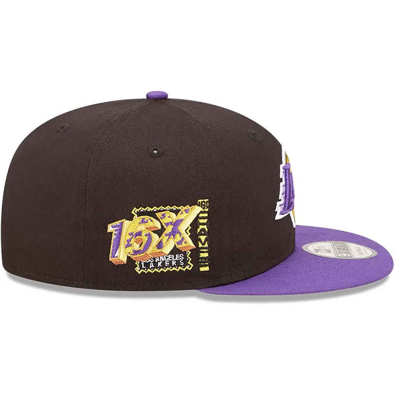 siltovka-rovna-cierna-snapback-9fifty-team-patch-los-angeles-lakers-nba-new-era