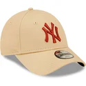 siltovka-zaoblena-bezova-nastavitelny-pre-deti-9forty-league-essential-new-york-yankees-mlb-new-era