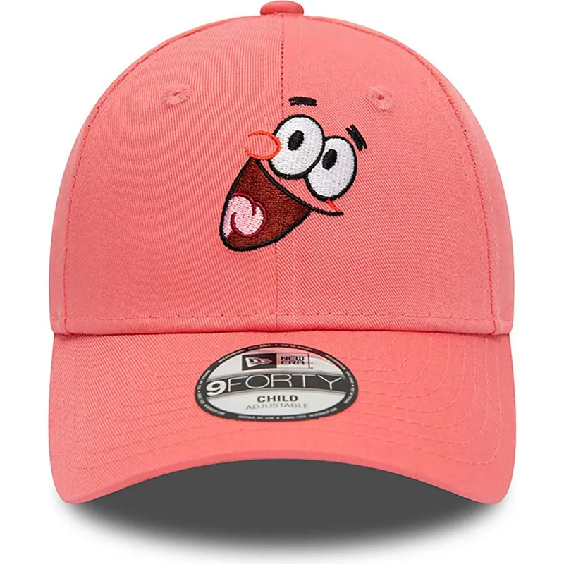 cap-zaoblena-pink-adjustable-strap-pre-deti-9forty-patricio-estrella-bob-esponja-new-era