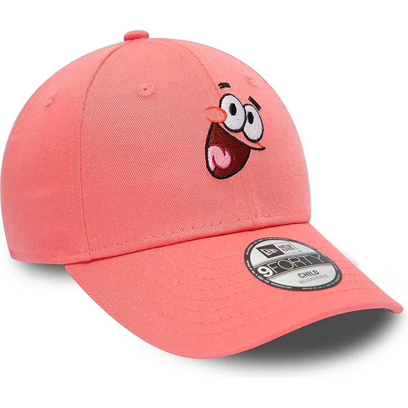 cap-zaoblena-pink-adjustable-strap-pre-deti-9forty-patricio-estrella-bob-esponja-new-era