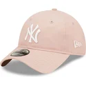 siltovky-zaoblena-ruzova-nastavitelny-pasik-9twenty-league-essential-new-york-yankees-mlb-new-era