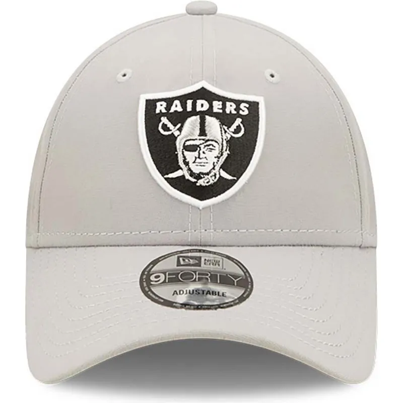 siltovka-zaoblena-siva-nastavitelny-9forty-repreve-las-vegas-raiders-nfl-new-era