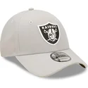 siltovka-zaoblena-siva-nastavitelny-9forty-repreve-las-vegas-raiders-nfl-new-era