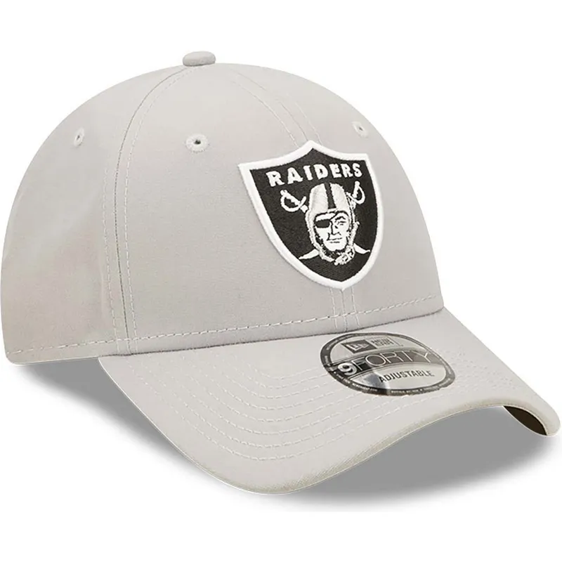 siltovka-zaoblena-siva-nastavitelny-9forty-repreve-las-vegas-raiders-nfl-new-era