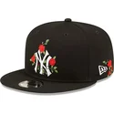 siltovka-rovna-cierna-snapback-9fifty-flower-new-york-yankees-mlb-new-era
