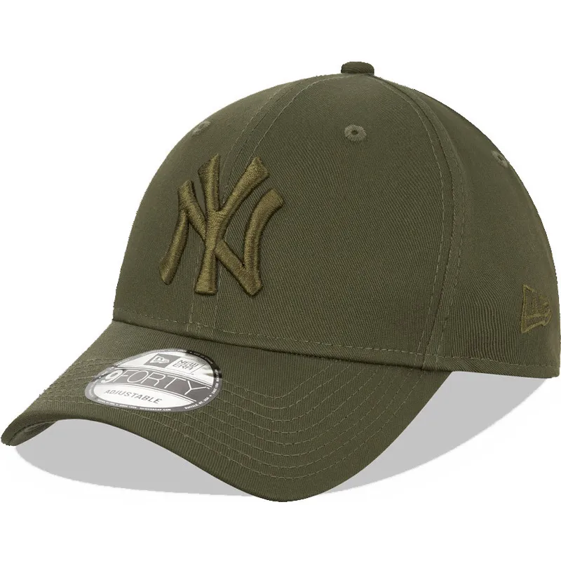 siltovka-zaoblena-zelena-snapback-9forty-league-essential-new-york-yankees-mlb-new-era