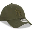 siltovka-zaoblena-zelena-snapback-9forty-league-essential-new-york-yankees-mlb-new-era