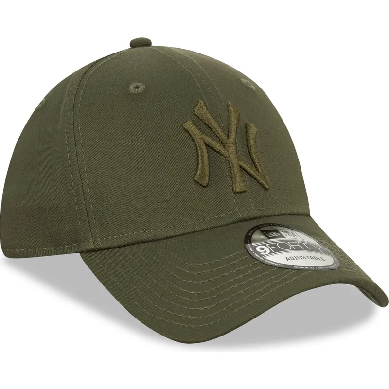 siltovka-zaoblena-zelena-snapback-9forty-league-essential-new-york-yankees-mlb-new-era