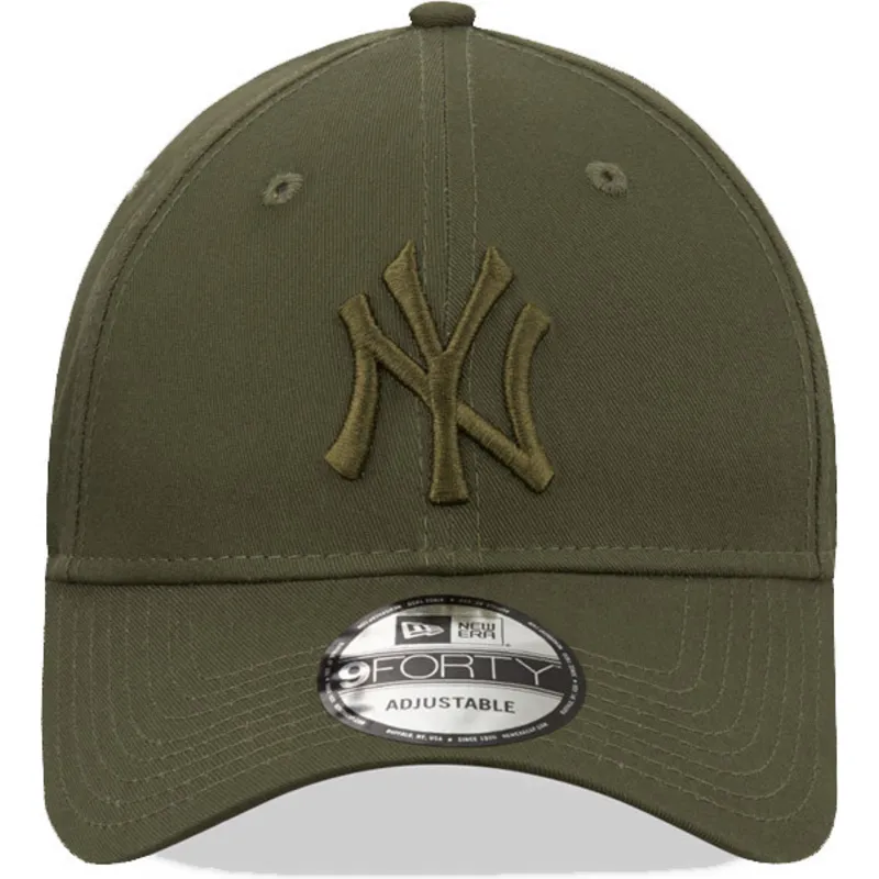 siltovka-zaoblena-zelena-snapback-9forty-league-essential-new-york-yankees-mlb-new-era