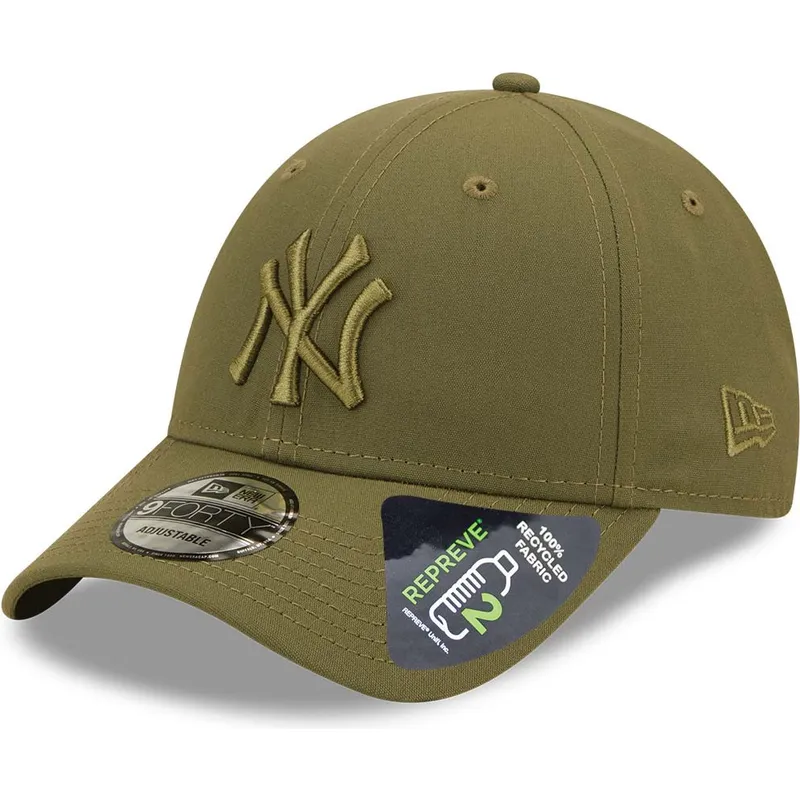siltovka-zaoblena-zelena-snapback-9forty-repreve-new-york-yankees-mlb-new-era