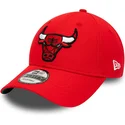 siltovka-zaoblena-cervena-nastavitelny-9forty-team-side-patch-chicago-bulls-nba-new-era