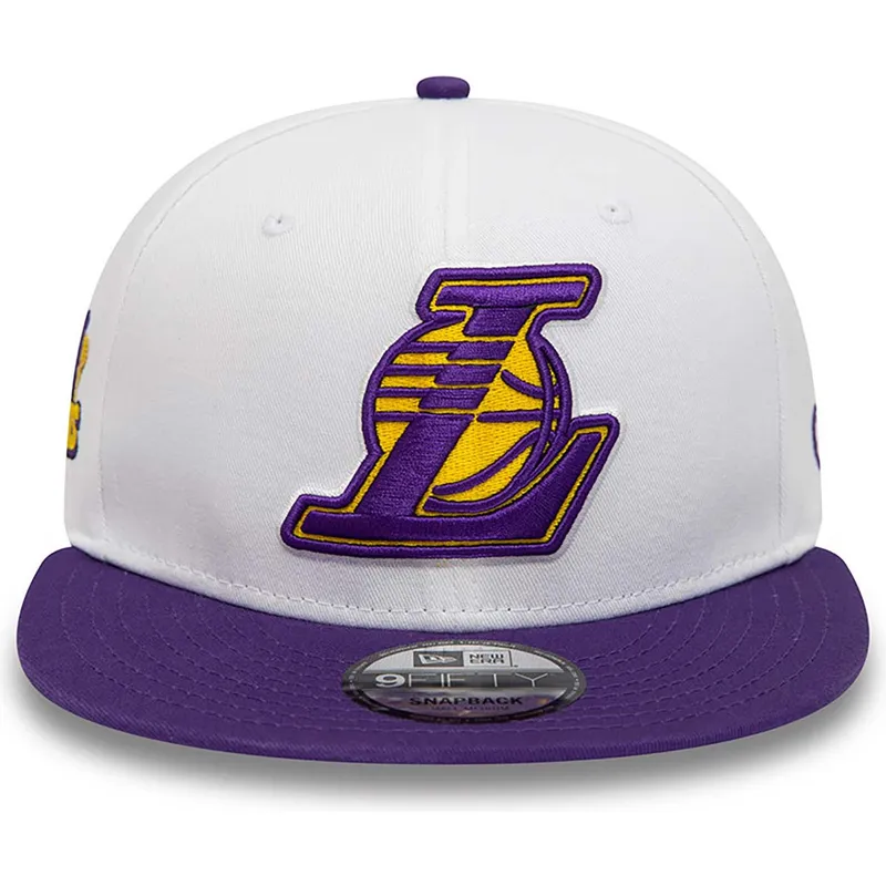 siltovky-rovna-biely-snapback-9fifty-crown-patches-champions-los-angeles-lakers-nba-new-era