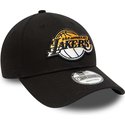 new-era-curved-brim-9forty-gradient-infill-los-angeles-lakers-nba-black-adjustable-cap