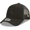 siltovka-zaoblena-cierna-snapback-a-frame-tonal-mesh-chicago-white-sox-mlb-new-era