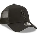 siltovka-zaoblena-cierna-snapback-a-frame-tonal-mesh-chicago-white-sox-mlb-new-era