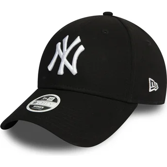 Cap zaoblená black adjustable strap 9FORTY Essential New York Yankees MLB New Era