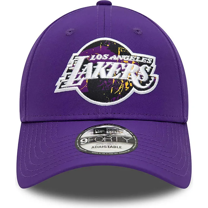 siltovka-zaoblena-fialova-nastavitelny-9forty-print-infill-los-angeles-lakers-nba-new-era