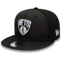 new-era-flat-brim-9fifty-print-infill-brooklyn-nets-nba-black-snapback-cap