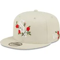 siltovka-rovna-bezova-snapback-9fifty-flower-chicago-white-sox-mlb-new-era