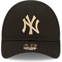 siltovka-zaoblena-cierna-nastavitelny-pre-deti-9forty-league-essential-new-york-yankees-mlb-new-era